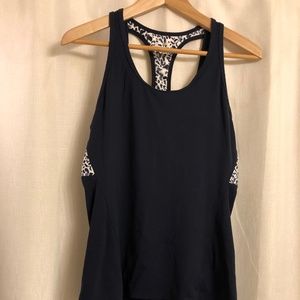 Athleta Mix Inversion Racerback Animal Print Tank Top